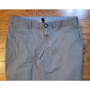 Banana Republic Women Size 2 Low Rise City Chino Gray